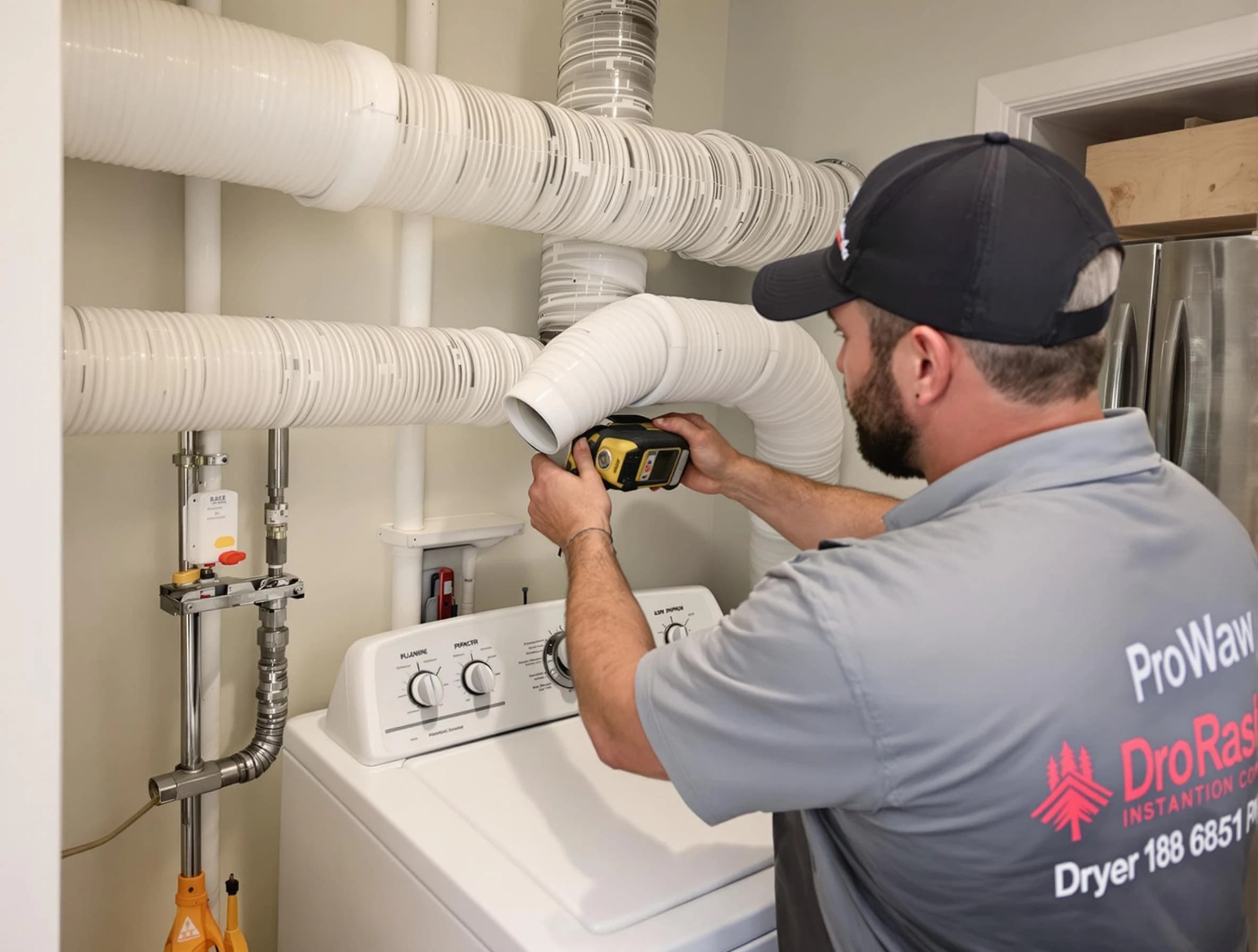 Professional dryer vent hose installation by West Valley City Dryer Vent Cleaning in West Valley City