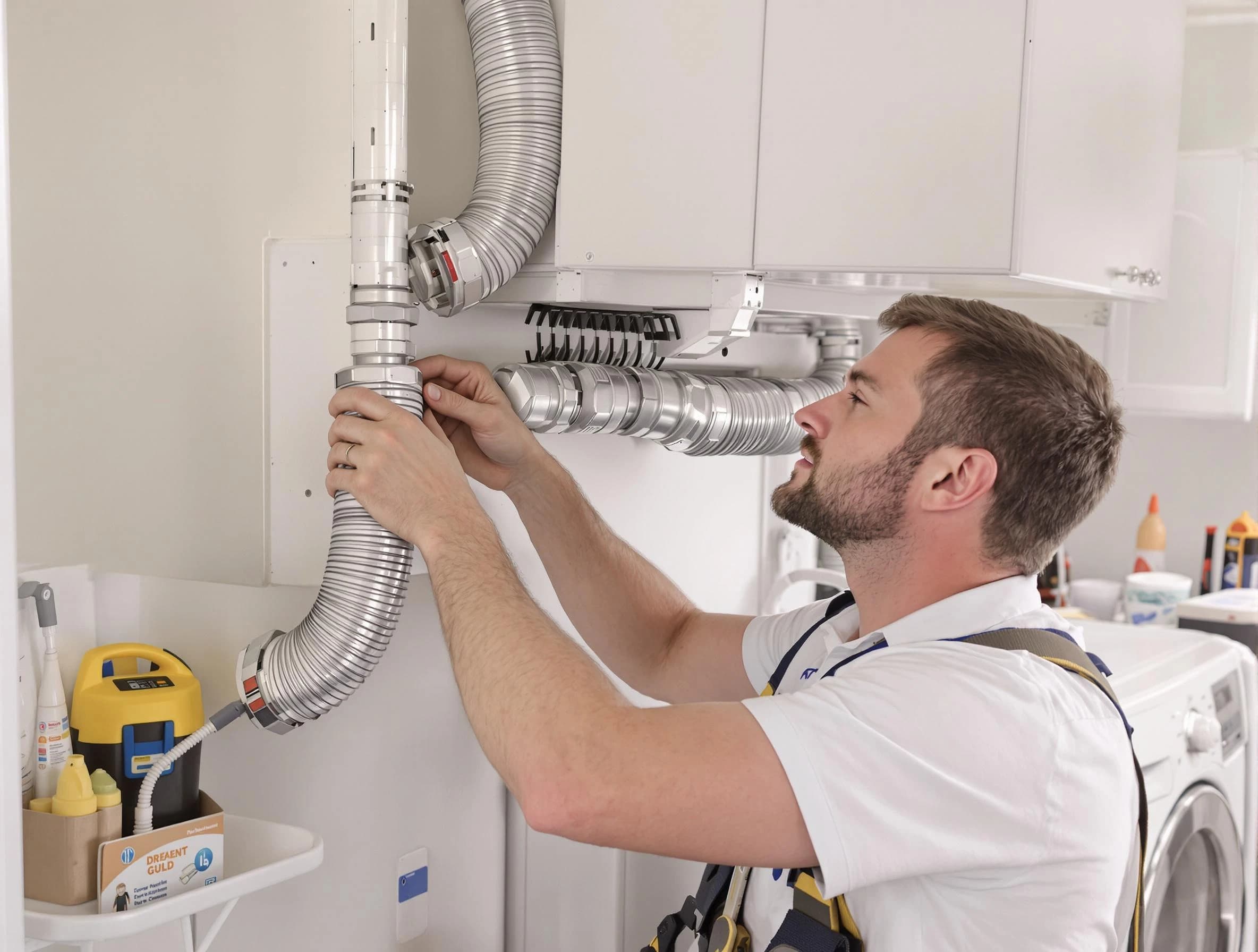 Professional dryer vent repair and installation by West Valley City Dryer Vent Cleaning in West Valley City