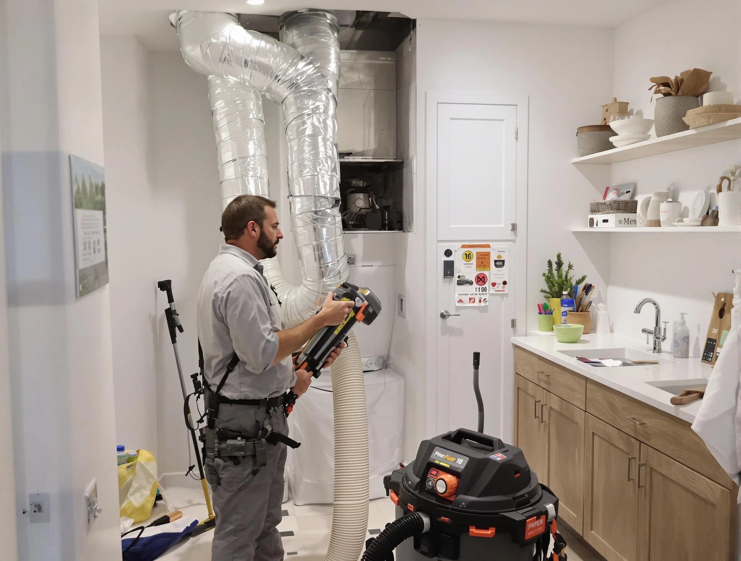 Clogged Dryer Vent Cleaning in West Valley City
