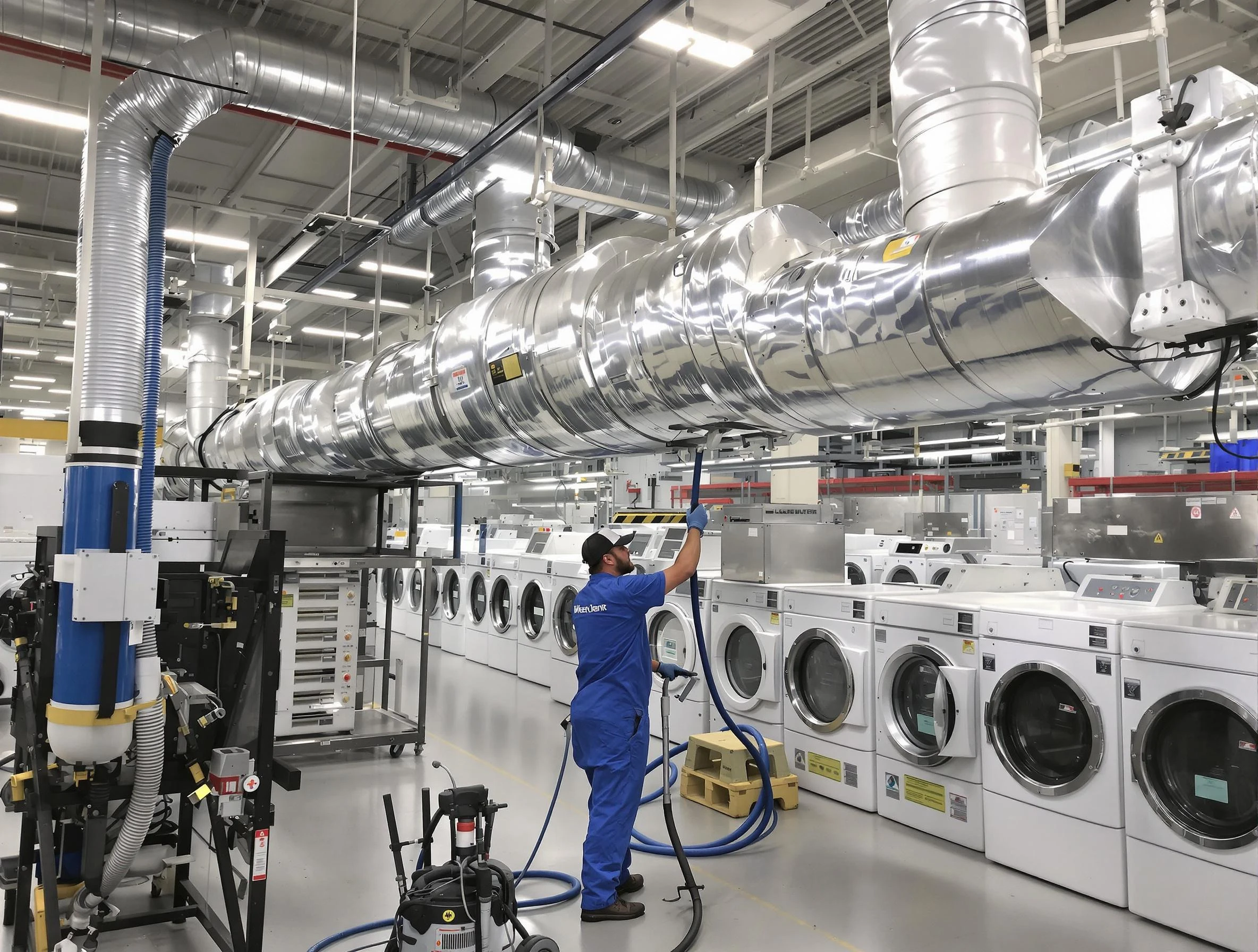 West Valley City Dryer Vent Cleaning team performing heavy-duty industrial dryer vent cleaning in West Valley City